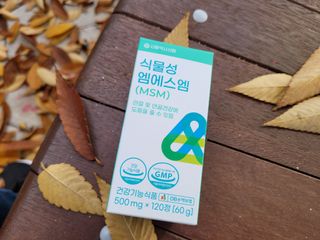서울약사신협_식물성 엠에스엠_500mg x 120정 — 5점을 준 리뷰어가 2021년 11월 올린 사용 사진