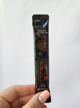프리마인 자체 기업부설 연구소에서 찾아낸 건강한 수면의 비밀.  슬립토 플러스 30포 — 4점을 준 리뷰어가 2022년 2월 올린 사용 사진
