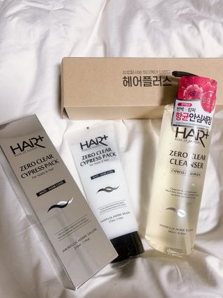 헤어플러스 제로클리어 샴푸 500ml, 두피팩 210ml 2종SET — 5점을 준 리뷰어가 2021년 3월 올린 사용 사진