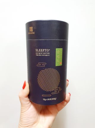 프리마인 자체 기업부설 연구소에서 찾아낸 건강한 수면의 비밀.  슬립토 플러스 30포 — 5점을 준 리뷰어가 2021년 10월 올린 사용 사진