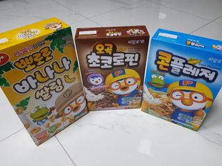 씨알푸드 뽀로로 시리얼 3종 — 5점을 준 리뷰어가 2022년 2월 올린 사용 사진