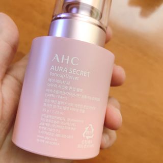 AHC 아우라 시크릿 톤업 벨벳 — 4점을 준 리뷰어가 2021년 4월 올린 사용 사진