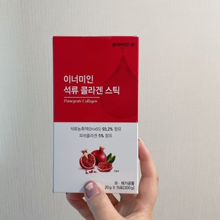 이너미인 석류 콜라겐 스틱 — 5점을 준 리뷰어가 2021년 1월 올린 사용 사진
