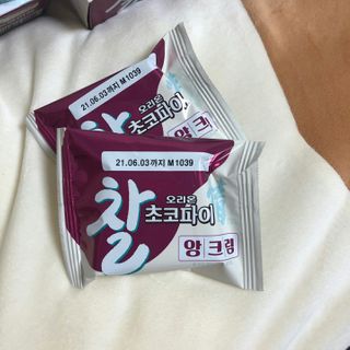 찰초코파이 앙크림 찰 초코파이 정 앙크림 — 5점을 준 리뷰어가 2020년 12월 올린 사용 사진