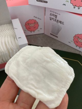 소미썸 실키 화장솜 — 5점을 준 리뷰어가 2022년 3월 올린 사용 사진