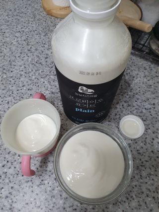 숲골 임실치즈마을 프로바이오 요거트 900ml — 5점을 준 리뷰어가 2021년 8월 올린 사용 사진