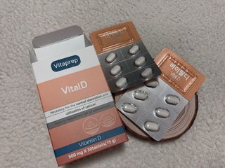 뉴트리션팩토리 비타프렙 바이탈디 비타민D 500mg — 5점을 준 리뷰어가 2021년 7월 올린 사용 사진