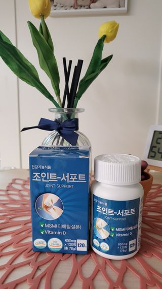 에이치알팜 조인트-서포트 보스웰리아 MSM 650mg x 120정 — 5점을 준 리뷰어가 2021년 6월 올린 사용 사진