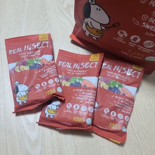 [푸디웜] 라포그  리얼인섹트 관절 저알러지 강아지 사료  1.2KG — 5점을 준 리뷰어가 2022년 8월 올린 사용 사진