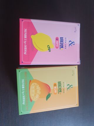 비타앤C 레몬맛, 망고맛 — 5점을 준 리뷰어가 2021년 4월 올린 사용 사진