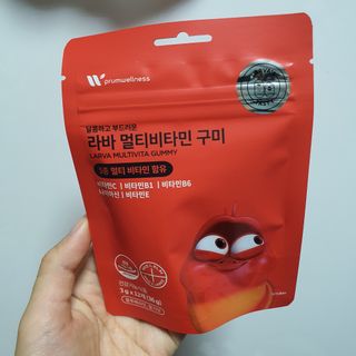 [푸름웰니스] 라바 멀티비타민 구미 36g — 5점을 준 리뷰어가 2021년 12월 올린 사용 사진