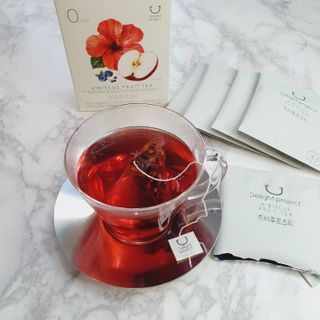 딜라이트 프로젝트 블렌딩티 우엉호박티, 히비후르츠티, 쟈스민캐모티 — 5점을 준 리뷰어가 2021년 7월 올린 사용 사진