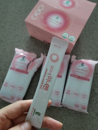 [모마네] 이너뷰티 히알루론산 비오틴 코큐텐 저분자피쉬콜라겐 - 3 g 30포 ★석류맛 — 5점을 준 리뷰어가 2021년 12월 올린 사용 사진
