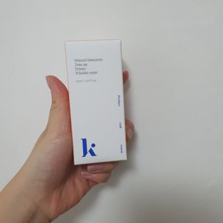 키노닉스 로지 톤업 선밀크 — 4점을 준 리뷰어가 2021년 8월 올린 사용 사진