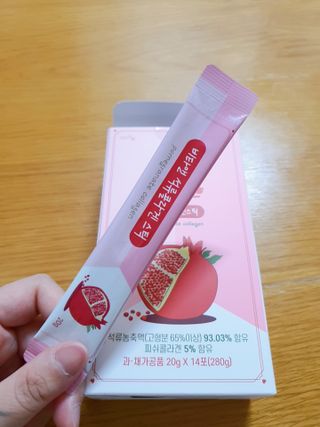비타앤 석류콜라겐스틱 — 5점을 준 리뷰어가 2021년 5월 올린 사용 사진