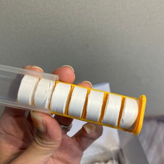 [올가드] 무방부제 대용량 코인티슈 500개입 + 휴대용케이스 1개 — 5점을 준 리뷰어가 2022년 12월 올린 사용 사진