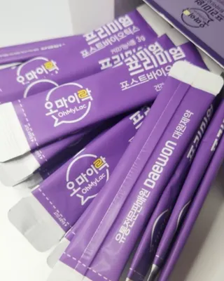 [유산균] 오마이락 프리미엄 포스트바이오틱스 30P — 5점을 준 리뷰어가 2022년 12월 올린 사용 사진
