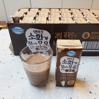 [구매평]덴마크 소화가 잘되는 우유로 만든 초코, 190ml, 24개 — 5점을 준 리뷰어가 2025년 2월 올린 사용 사진