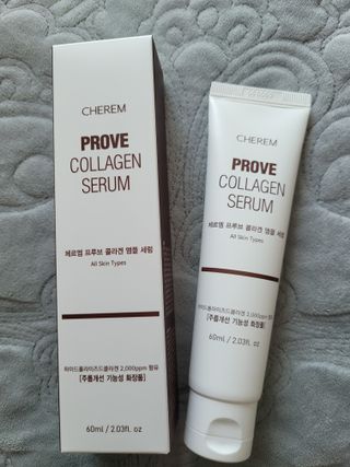 체르엠  프루브 콜라겐 앰플세럼 60ml 1병 — 5점을 준 리뷰어가 2022년 3월 올린 사용 사진