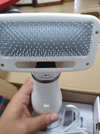아베크 펫 강아지 고양이 애견 에어 브러쉬 드라이기 올인원 — 5점을 준 리뷰어가 2021년 7월 올린 사용 사진