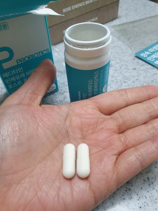 메디타민 인체유래 비피더스 포스트 프로바이오틱스 — 5점을 준 리뷰어가 2021년 4월 올린 사용 사진