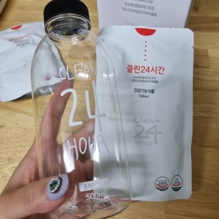 클린24시간 1BOX(5포) + 전용보틀(500ml) — 5점을 준 리뷰어가 2022년 9월 올린 사용 사진