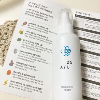 AYU25[아유트웬티파이브] 피부건강에 꼭 필요한 pH 약산성 와일드 로즈토너 — 5점을 준 리뷰어가 2021년 5월 올린 사용 사진