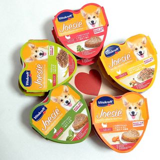 비타크래프트 조에시 하트캔 85g 강아지 습식캔 10캔 — 5점을 준 리뷰어가 2021년 10월 올린 사용 사진