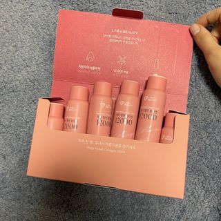 랩앤뷰티 메가 벨벳 콜라겐 12000 — 4점을 준 리뷰어가 2021년 5월 올린 사용 사진