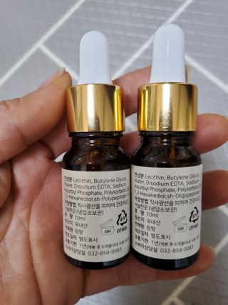 랑팡 EGF+FGF 10ppm 리포좀 앰플 원액 10ml — 5점을 준 리뷰어가 2021년 11월 올린 사용 사진