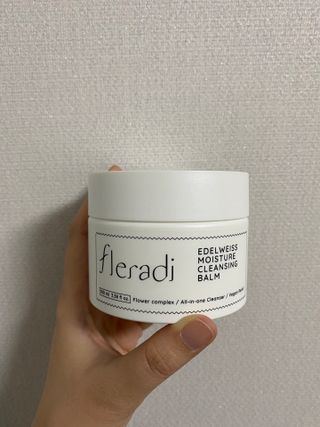 플레라디 에델바이스 모이스처 클렌징 밤 — 4점을 준 리뷰어가 2021년 4월 올린 사용 사진