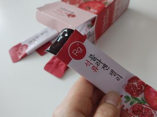 함초록 Rg+ 석류콜라겐젤리 — 5점을 준 리뷰어가 2021년 3월 올린 사용 사진