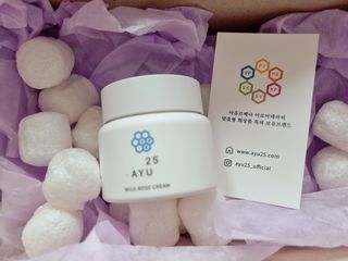 AYU25[아유트웬티파이브]다마스크로즈워터 베이스 천연 수분 촉촉 크림 — 4.5점을 준 리뷰어가 2021년 4월 올린 사용 사진