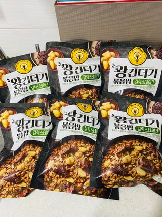 한성기업 무볼레 왕건더기 볶음밥 갈릭스테이크 — 4점을 준 리뷰어가 2021년 10월 올린 사용 사진