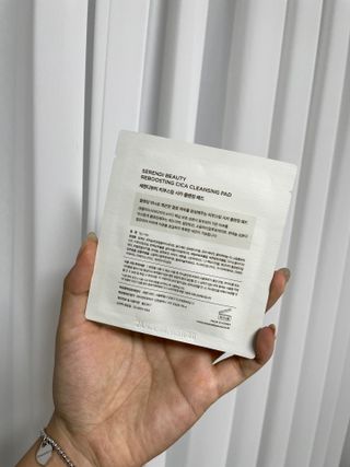 세렌디뷰티 리부스팅 시카 클렌징 패드 — 5점을 준 리뷰어가 2021년 7월 올린 사용 사진