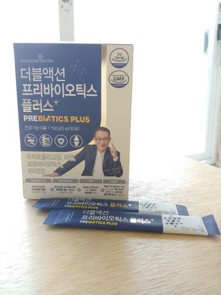 메이준뉴트리 더블액션 프리바이오틱스 플러스+ — 5점을 준 리뷰어가 2021년 7월 올린 사용 사진