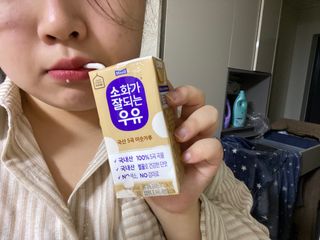 소화가 잘되는 우유 국산 5곡 미숫가루 — 5점을 준 리뷰어가 2021년 9월 올린 사용 사진