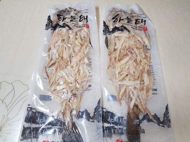 [오늘바스켓] 용대리 손질하늘태 130g 리뷰 사진