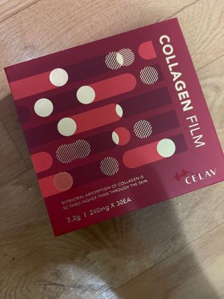 프리마인 귀족의 콜라겐, 92배 흡수율. 럭셔리 프리미엄 셀라브 콜라겐필름 30매 — 5점을 준 리뷰어가 2021년 10월 올린 사용 사진
