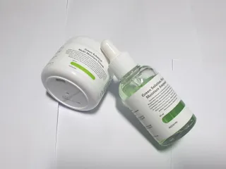 [녹산] 그린 솔루션 멀티 수분 앰플 + 그린 솔루션 멀티 수분크림 — 4점을 준 리뷰어가 2022년 10월 올린 사용 사진