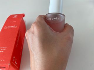 산다화 더블 이펙트 안티 링클 세럼 50ml — 4.5점을 준 리뷰어가 2023년 1월 올린 사용 사진