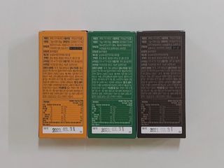 짜먹는 이지견과 짜먹는 이지아몬드, 짜먹는 이지허니피넛, 짜먹는 이지캐슈넛 각 10g X  10포 — 4점을 준 리뷰어가 2021년 2월 올린 사용 사진