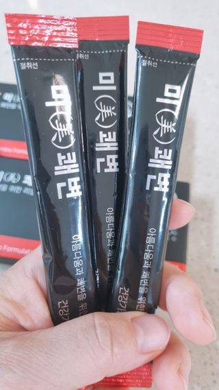 새롬바이오 리생 [미쾌변] 차전자피 식이섬유 건강기능식품 3팩 — 5점을 준 리뷰어가 2021년 6월 올린 사용 사진