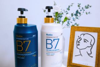 [포레스트스토리] B7 안티 헤어로스 샴푸1,000ml + 헤어팩 1,000ml — 5점을 준 리뷰어가 2021년 3월 올린 사용 사진
