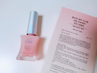 젤리핏 피치리페어 10ml 피치 컬러영양제 효과있는 손톱강화제 — 5점을 준 리뷰어가 2022년 7월 올린 사용 사진
