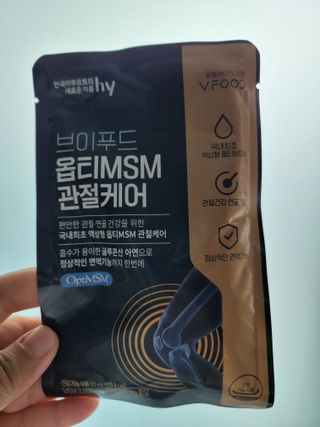 [브이푸드] 옵티MSM 관절케어 (70ml x30포) — 5점을 준 리뷰어가 2022년 6월 올린 사용 사진