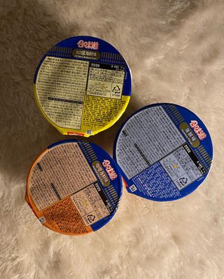 NISSIN 닛신 컵누들  4종 - 씨푸드오리지날, 씨푸드 스파이시, 씨푸드 커리, 씨푸드 XO소스 — 5점을 준 리뷰어가 2023년 1월 올린 사용 사진