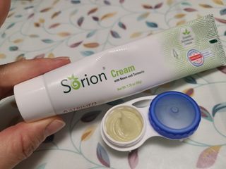 건선/아토/습진/민감성 피부 천연보습진정크림 소리온 크림 & 센시티브 크림 50g — 5점을 준 리뷰어가 2022년 2월 올린 사용 사진