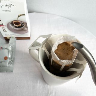 도이퉁 드립백 커피 60g 다크로스트 미디움로스트 — 5점을 준 리뷰어가 2021년 2월 올린 사용 사진