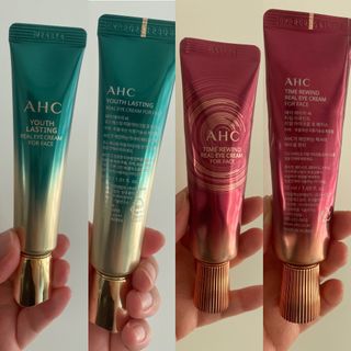 [NEW 탄력유턴 아이크림] AHC 유스 래스팅 리얼 아이크림 포 페이스 — 5점을 준 리뷰어가 2021년 2월 올린 사용 사진